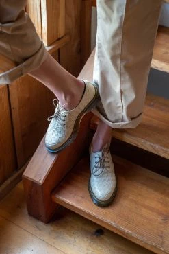 Good Guys Don't Wear Leather James Woven Apple Leather Vegan Oxford Shoes | Natural