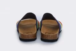 Good Guys Don't Wear Leather Jerry Vegan Suede Slip-On Sandal | Rainbow Shoes