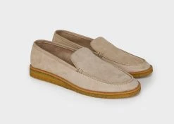Good Guys Don't Wear Leather Joan Vegan Suede Loafers | Beige 12 Good Guys Don't Wear Leather Joan Vegan Suede Loafers | Beige