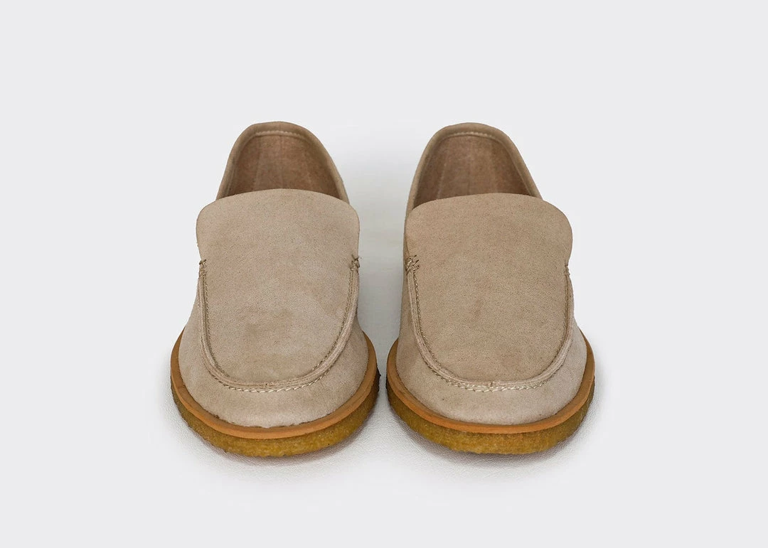 Good Guys Don't Wear Leather Joan Vegan Suede Loafers | Beige 8 Good Guys Don't Wear Leather Joan Vegan Suede Loafers | Beige