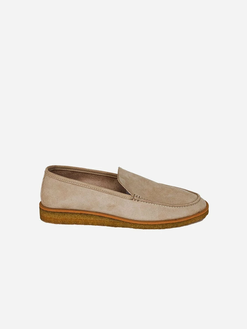 Good Guys Don't Wear Leather Joan Vegan Suede Loafers | Beige 3 Good Guys Don't Wear Leather Joan Vegan Suede Loafers | Beige