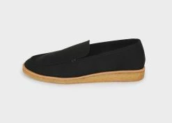 Good Guys Don't Wear Leather Shoes Joan Vegan Suede Loafers | Black