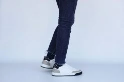 Good Guys Don't Wear Leather Kurt Vegan Leather Trainer | White