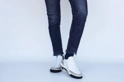 Good Guys Don't Wear Leather Kurt Vegan Leather Trainer | White