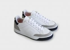 Good Guys Don't Wear Leather Kurt Vegan Leather Trainer | White