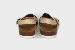 Good Guys Don't Wear Leather Mimi Apple Leather Vegan Cross Strap Sandals | Natural Shoes