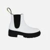 Good Guys Don't Wear Leather Oliver Vegan Leather Chelsea Boot | White