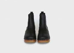 Good Guys Don't Wear Leather Rockwell Vegan Leather Clog Boots | Black Shoes