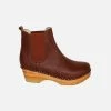 Good Guys Don't Wear Leather Rockwell Vegan Leather Clog Boots | Brown