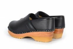 Good Guys Don't Wear Leather Shoes Van Gogh Vegan Leather Closed Clogs | Black