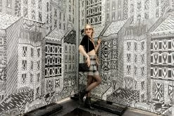 GUNAS New York About Last Night MulbTex™ Vegan Leather Clutch | Black