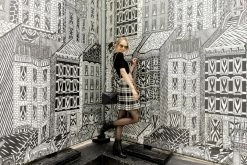 GUNAS New York About Last Night MulbTex™ Vegan Leather Clutch | Black