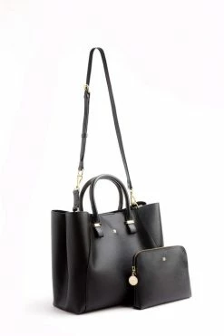 GUNAS New York Jane Vegan Leather Handbag | Black