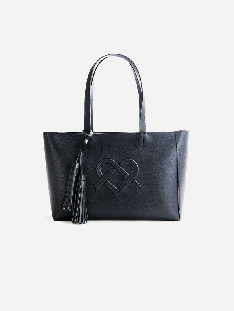 GUNAS New York Bags Tippi Vegan Leather Tote Bag | Black 3 GUNAS New York Bags Tippi Vegan Leather Tote Bag | Black