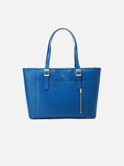GUNAS New York Miley Vegan Leather Laptop Bag | Blue