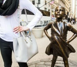 GUNAS New York Jane Vegan Leather Handbag | Grey