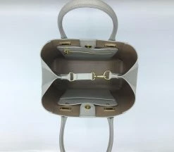 GUNAS New York Jane Vegan Leather Handbag | Grey