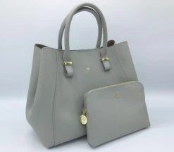 GUNAS New York Jane Vegan Leather Handbag | Grey