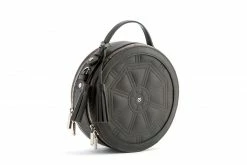 GUNAS New York Bags Rotunda Vegan Leather Crossbody Bag | Grey