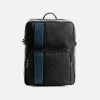 GUNAS New York Bags Jared Mulbtex™ Vegan Leather Backpack | Black/Blue