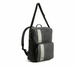 GUNAS New York Bags Jared Mulbtex™ Vegan Leather Backpack | Black/Grey