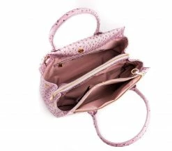 GUNAS New York Koko Vegan Embossed Leather Handbag | Lilac