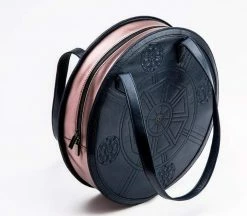 GUNAS New York Meghan Vegan Leather Tote Bag | Navy Blue