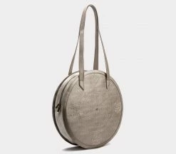 GUNAS New York Meghan Vegan Leather Tote Bag | Silver
