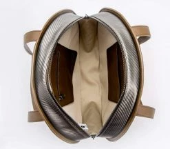 GUNAS New York Bags Meghan Vegan Leather Tote Bag | Tan