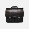 GUNAS New York Moby Mulbtex™ Vegan Leather Unisex Briefcase | Chocolate Bags