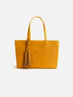 GUNAS New York Tippi Vegan Tote Bag | Mustard