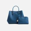 GUNAS New York Bags Jane Vegan Leather Handbag | Navy