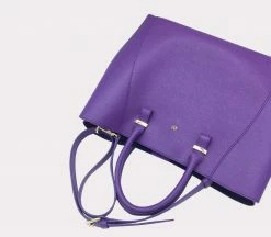 GUNAS New York Jane Vegan Leather Handbag | Purple Bags