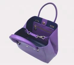 GUNAS New York Jane Vegan Leather Handbag | Purple Bags