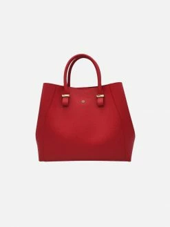 GUNAS New York Jane Vegan Leather Handbag | Red Bags