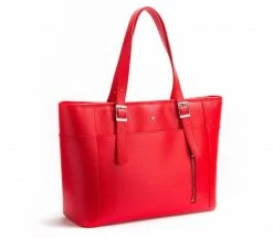 GUNAS New York Miley Vegan Leather Laptop Bag | Red Bags