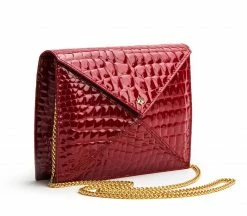 GUNAS New York Bags About Last Night MulbTex™ Vegan Leather Clutch | Red