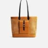 GUNAS New York Bags Tropez Vegan Leather Tote Bag | Brown