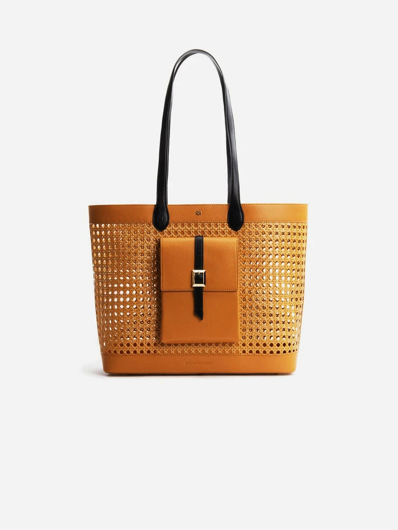 GUNAS New York Bags Tropez Vegan Leather Tote Bag | Brown 3 GUNAS New York Bags Tropez Vegan Leather Tote Bag | Brown