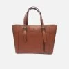 GUNAS New York Bags Miley Vegan Leather Laptop Bag | Tan