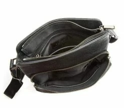 GUNAS New York Tom Mulbtex™ Vegan Leather Sling Bag | Black & Blue Bags