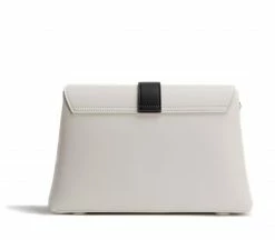 GUNAS New York Bags Emily Vegan Crossbody Clutch Bag | White