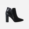 GURU Mtp Gorilla Vegan Leather Heeled Boots | Black Shoes