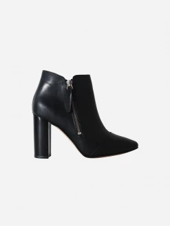 GURU Mtp Gorilla Vegan Leather Heeled Boots | Black Shoes