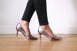 GURU Mtp Panther Metallic Vegan Leather Pump | Metallic