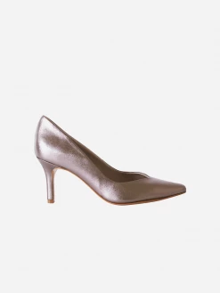 GURU Mtp Panther Metallic Vegan Leather Pump | Metallic