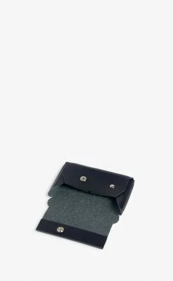 Hemincuff Origami Recycled Vegan Leather Coin Case | Black
