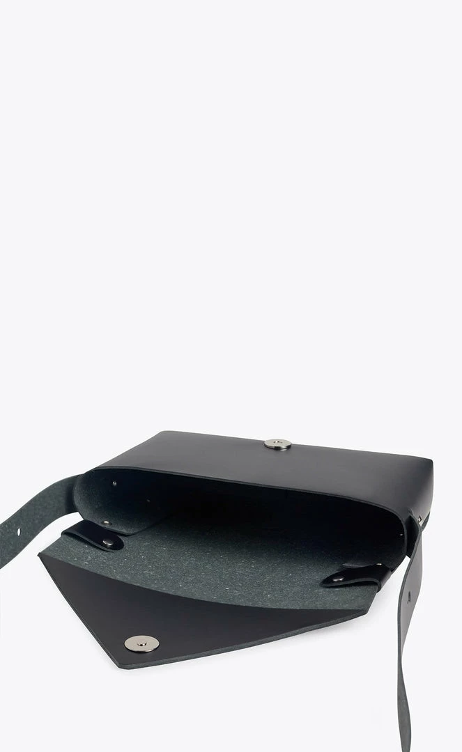 Hemincuff Stef Recycled Vegan Leather Origami Satchel | Black Bags 4 Hemincuff Stef Recycled Vegan Leather Origami Satchel | Black Bags