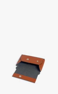 Hemincuff Origami Recycled Vegan Leather Coin Case | Cognac