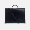 Hemincuff Bags Origami Recycled Vegan Leather Portfolio Bag | Black